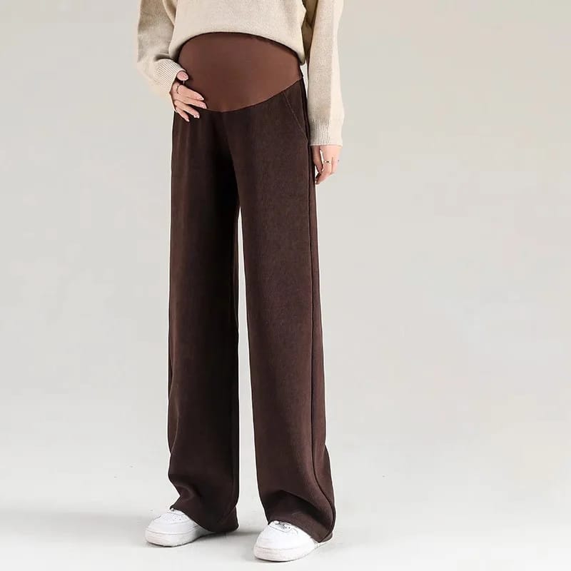 Pantalones Maternales de Invierno con Forro Polar.